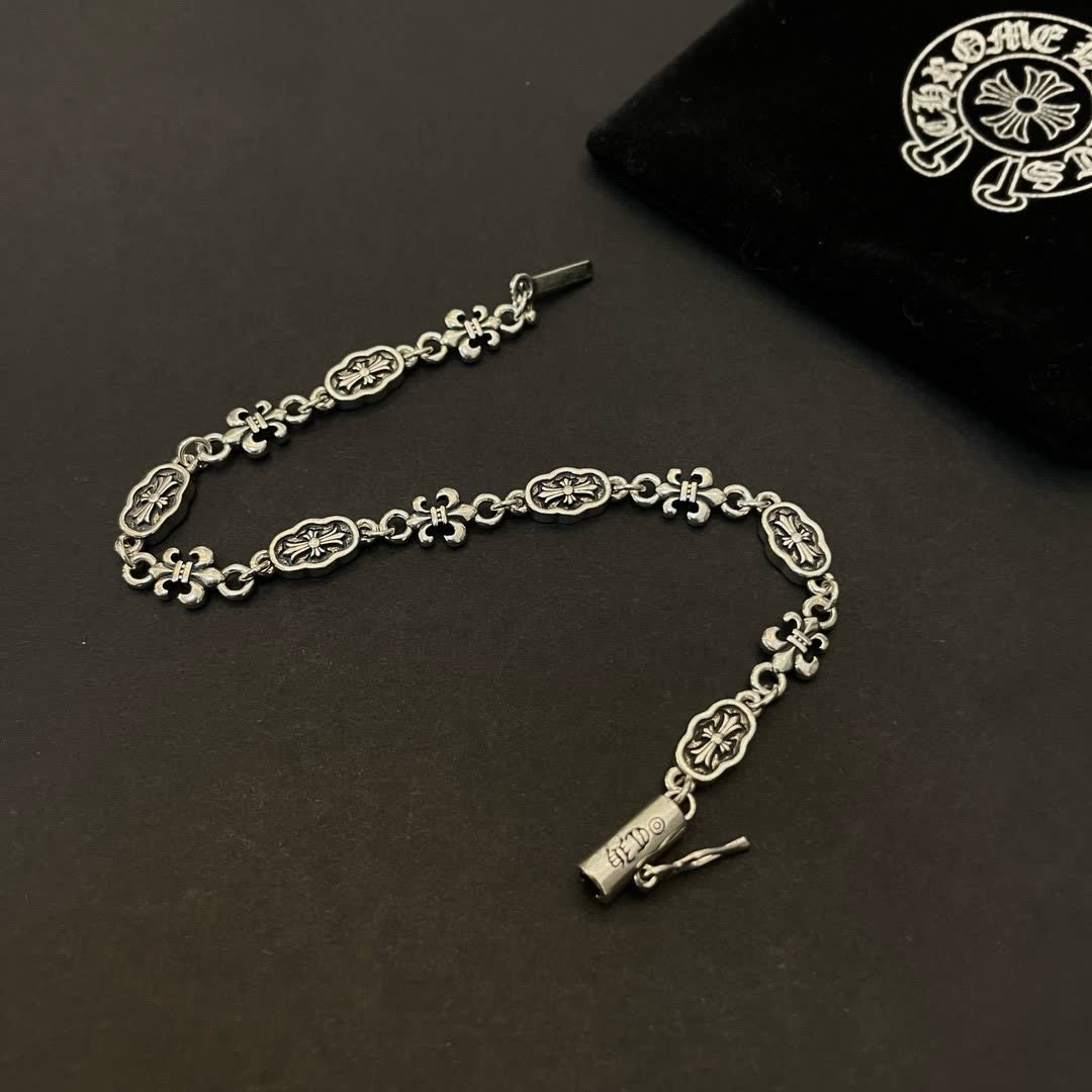 Chrome Hearts Endo Silver Bracelet
